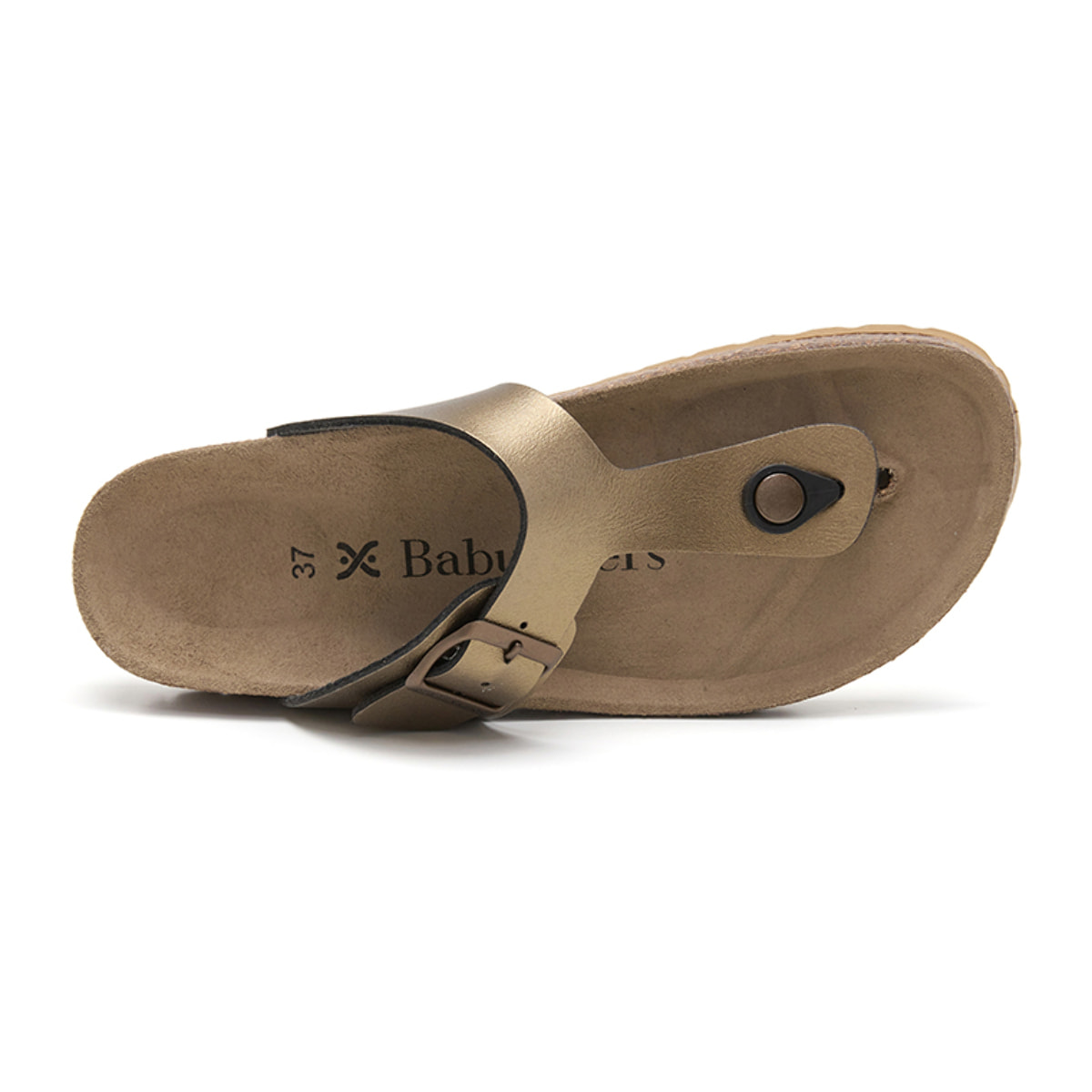 SANDALIA BABUNKERS MARRON