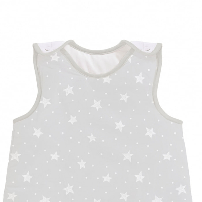 Nana 70 Cm 100% AlgodÃ³n Stars And Dots Gris
