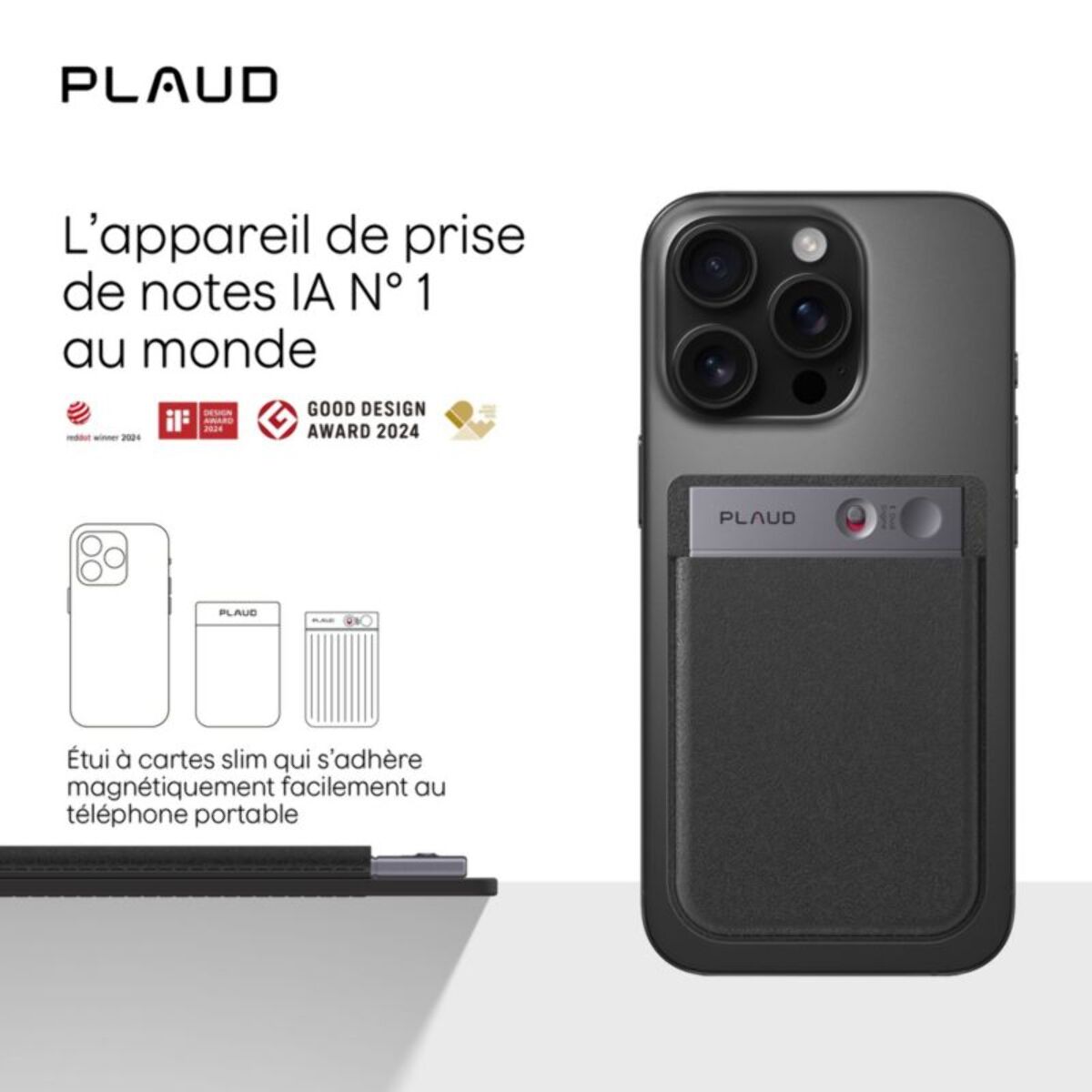DICTAPHONE PLAUD Note Noir