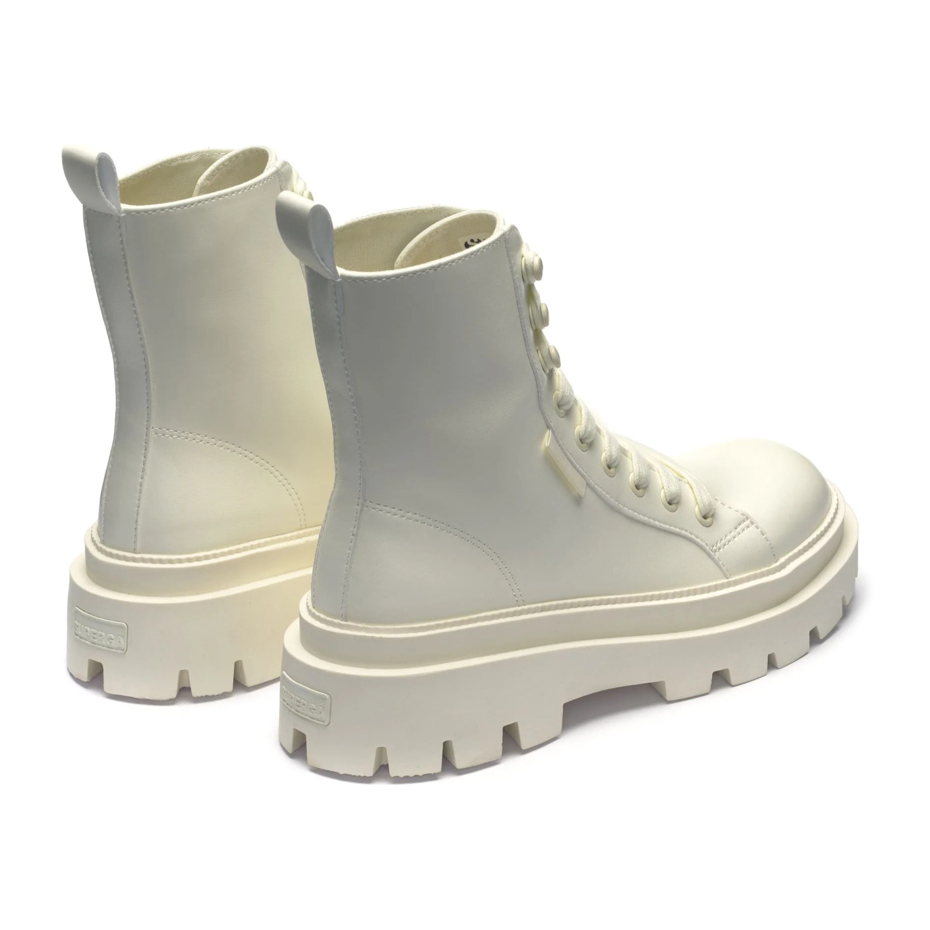 Superga - Botines Mujer Beige - 3051 ALPINA APEX HIGH VEGAN MATERIAL
