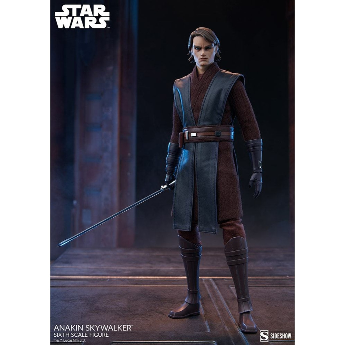 Star Wars The Clone Wars Action Figura 1/6 Anakin Skywalker 31 Cm Sideshow Collectibles