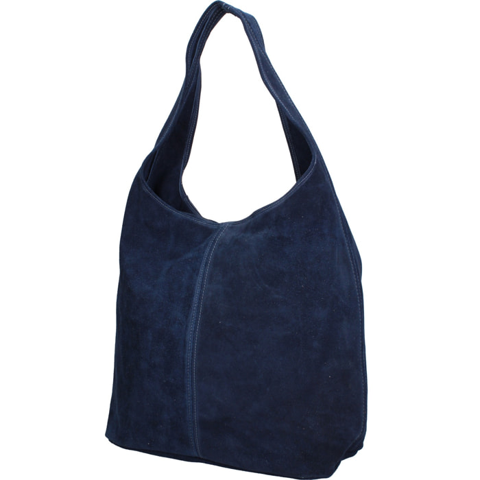 Borsa a mano da donna Made in Italy - Modello Valeria Chic - 100% pelle - 40.0 x 35.0 x 15.0 cm