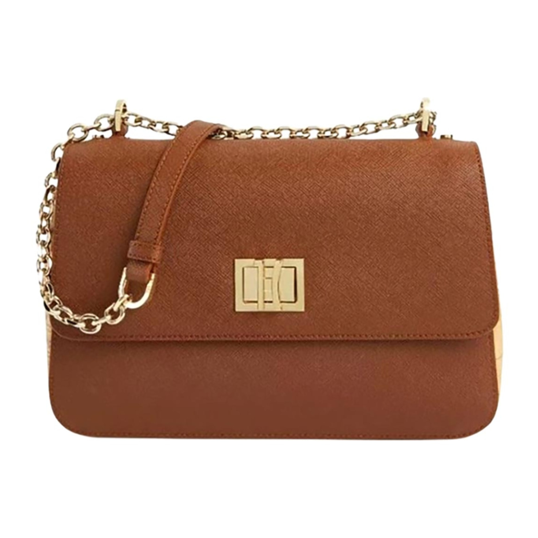 Alviero Martini 1a Classe Borsa a Tracolla Clutch Donna Castagna