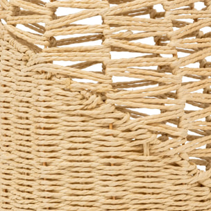 Vase "Clay" fibre végétale beige H90cm