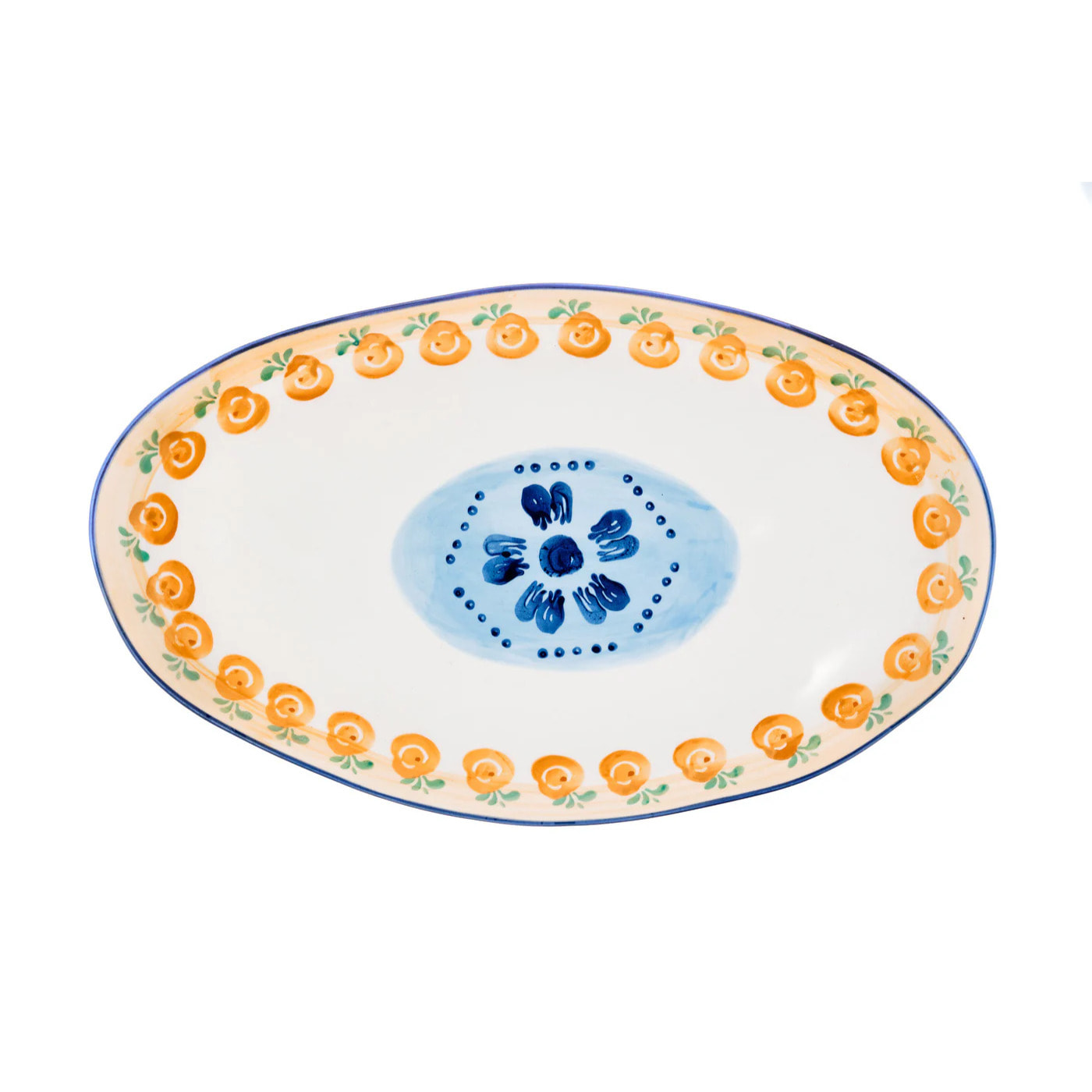 Plateau de service NAPOLI 36,5 x 22cm - 2 pièces - Agrume