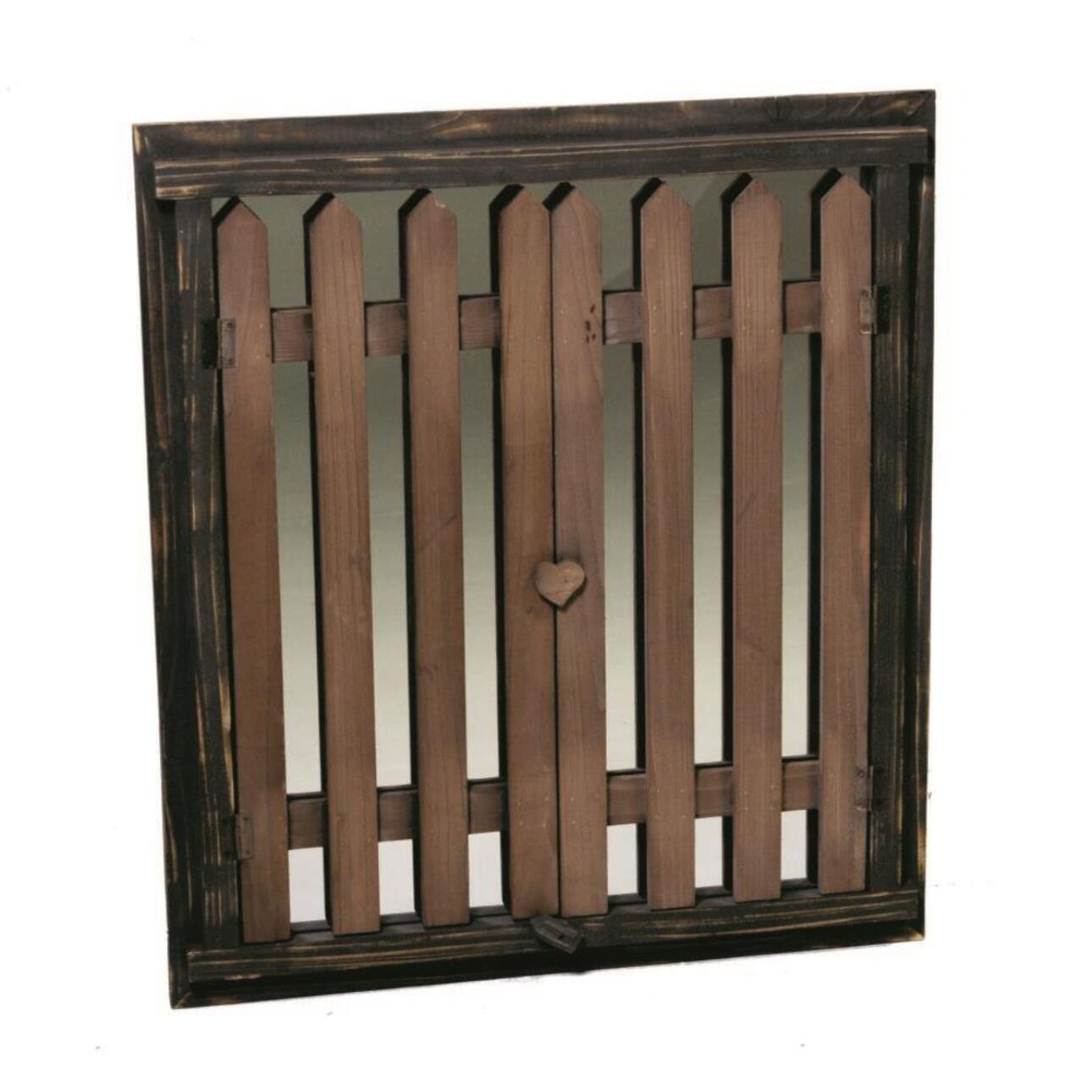 Specchio Varsavia in legno 2 ante cm63x71x4