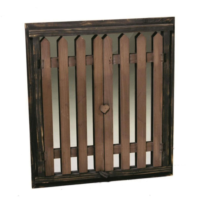 Specchio Varsavia in legno 2 ante cm63x71x4