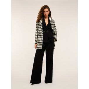 Motivi - Blazer doppiopetto in denim lurex - Nero