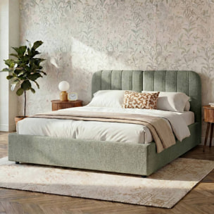 Lit coffre Cala rectangulaire 160x200cm vert