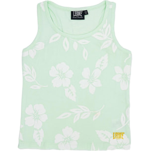 Camiseta de manga corta de niña con logo pequeño foil