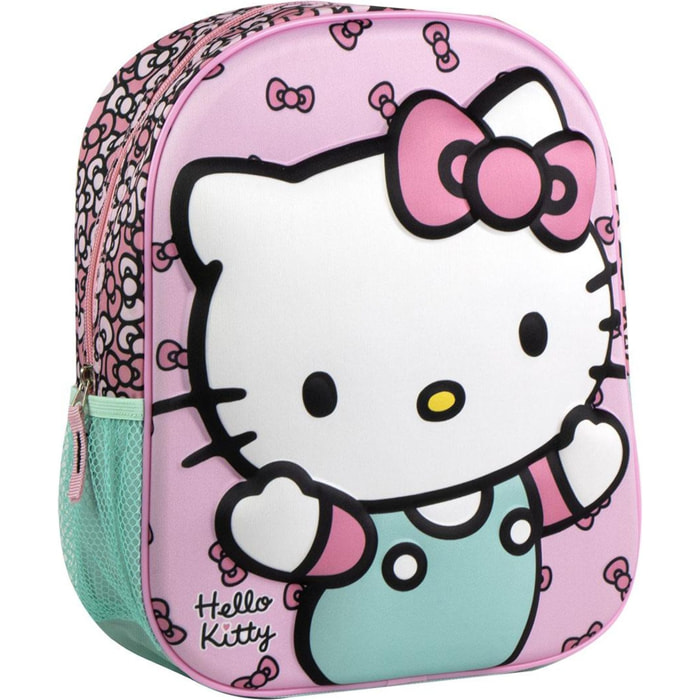 Mochila Infantil 3D Hello Kitty