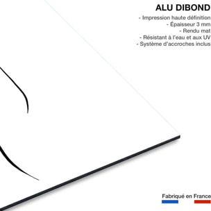 Tableau Croquis de femme Tableau alu Dibond