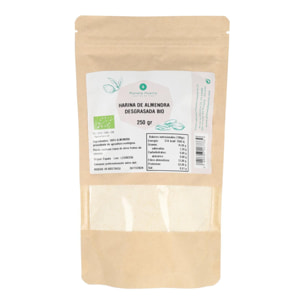 PLANETA HUERTO | Harina Desgrasada de Almendra (Proteína de Almendra) ECO 250 g - Ideal para Horneados y Conservación Prolongada