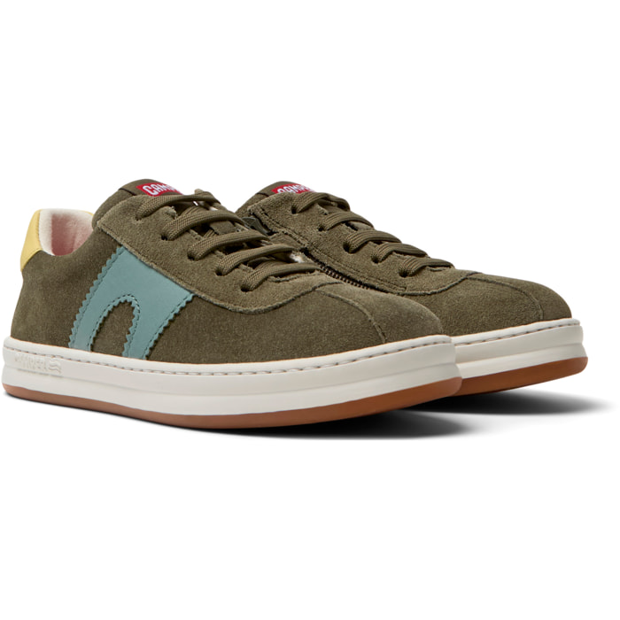 Sneakers - CAMPER Runner Four Twins - Verde - Pelle scamosciata