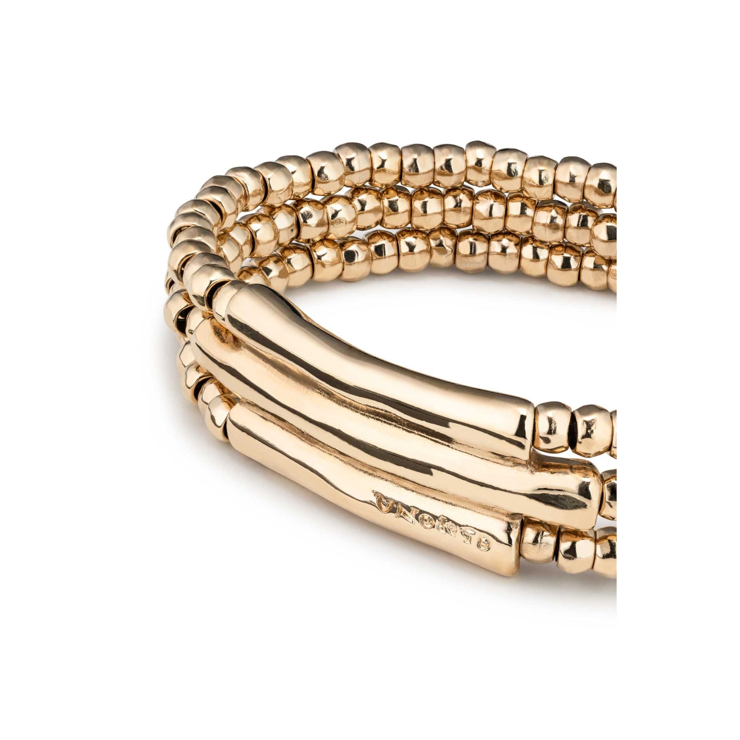 Pulsera Heavy Metal DORADO M