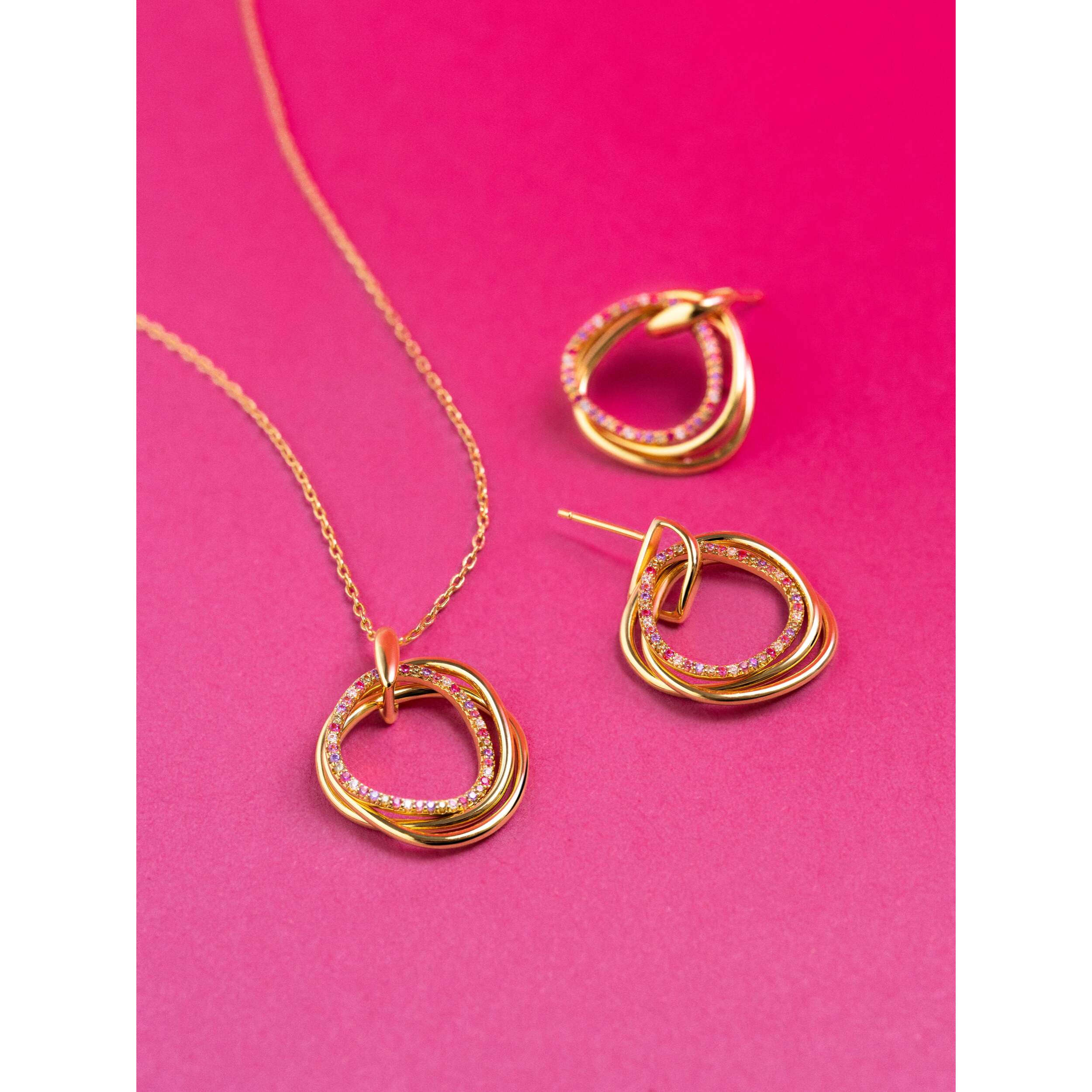 Collar Oria Colors Baño Oro