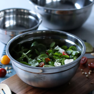 Bol à mélanger en acier inoxydable 22cm