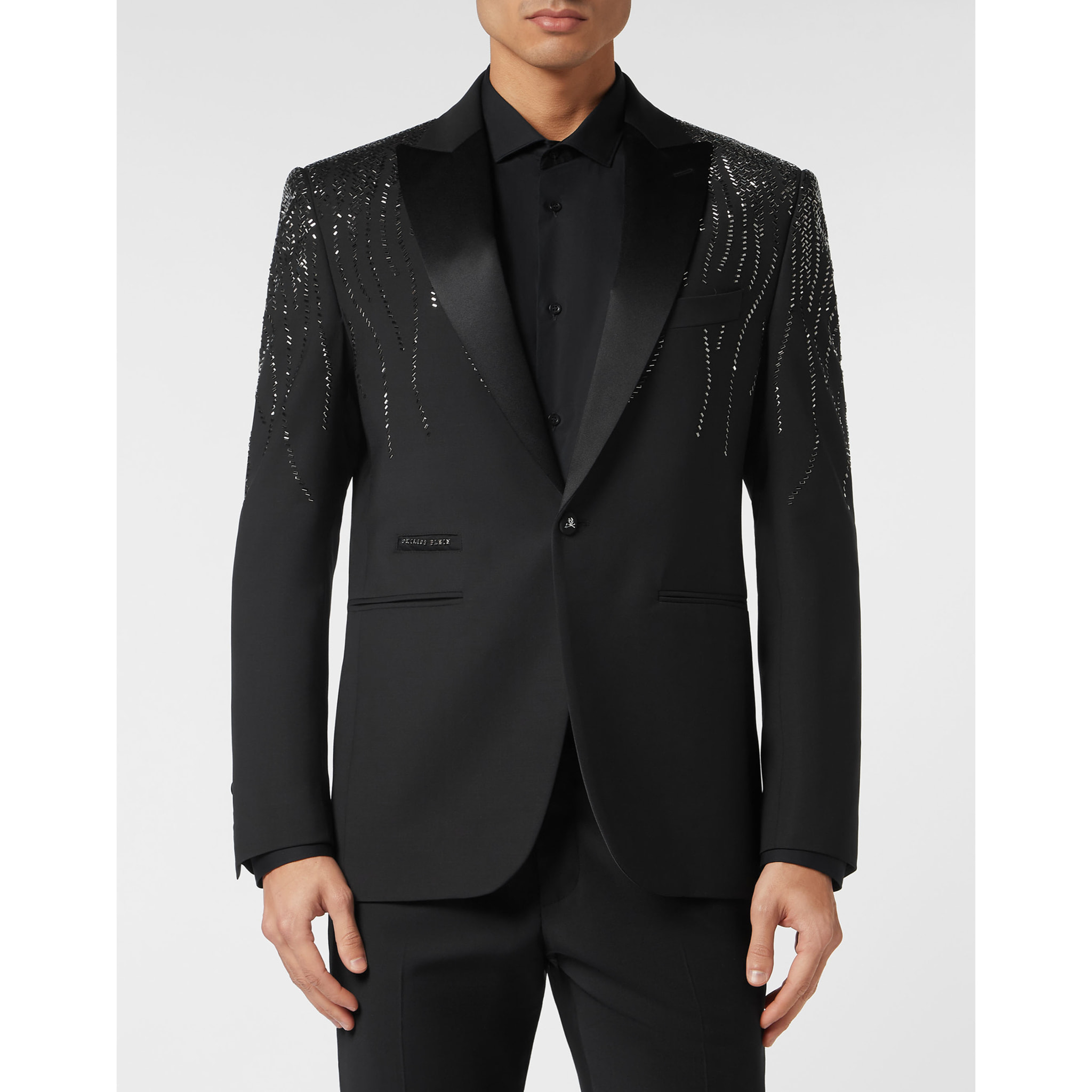 PHILIPP PLEIN One-Button Blazer Slim Fit