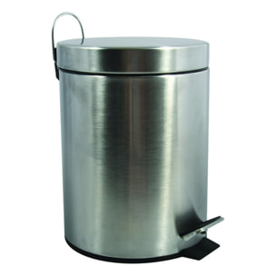 Poubelle à pédale Inox 20L Gris MSV