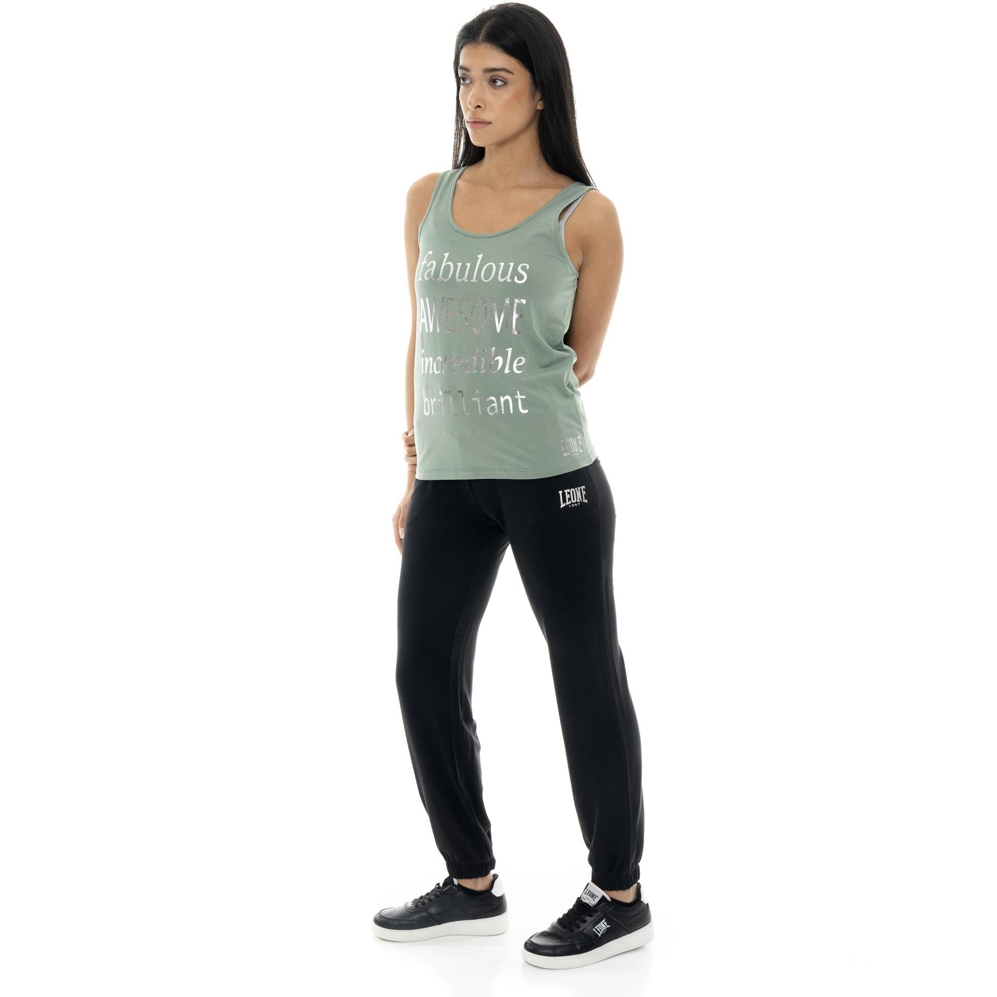 Camiseta de tirantes mujer Leone Spring Vibes de algodón