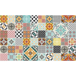 Stickers muraux - Sticker Mural Carrelage adhésif Cuisine Salle de Bain - 60 STICKERS CARRELAGES AZULEJOS BATISTA