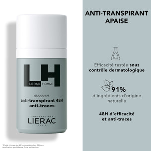 Lierac Homme - Coffret Fluide Anti-Âge Global 50ml + Déodorant 50ml