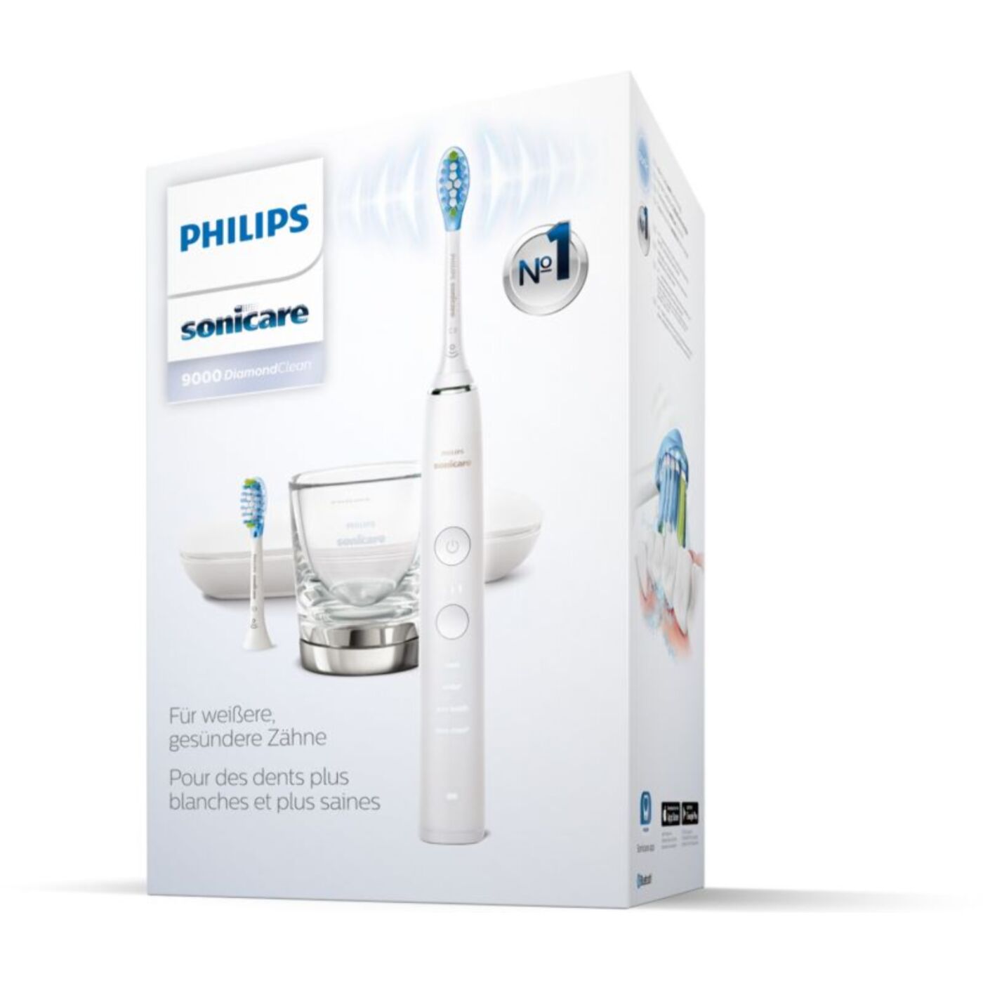 Brosse à dents électrique PHILIPS Sonicare Diamondclean 9000 HX9913/17