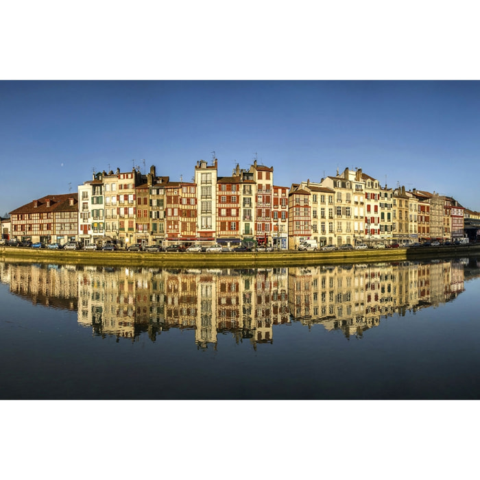 Tableau Tableau photo vue sur bayonne Toile imprimée
