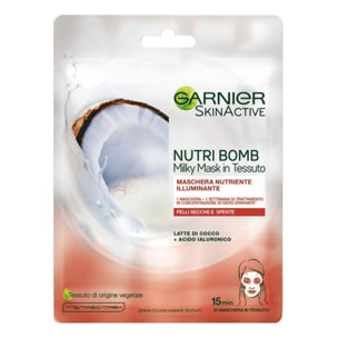 Maschera in Tessuto Latte di Cocco Nutri Bomb Trattamento Monouso