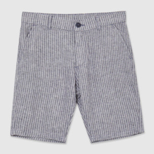 Pantaloncini in lino righe