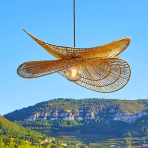 Abat jour naturel seul SOLARA H32cm