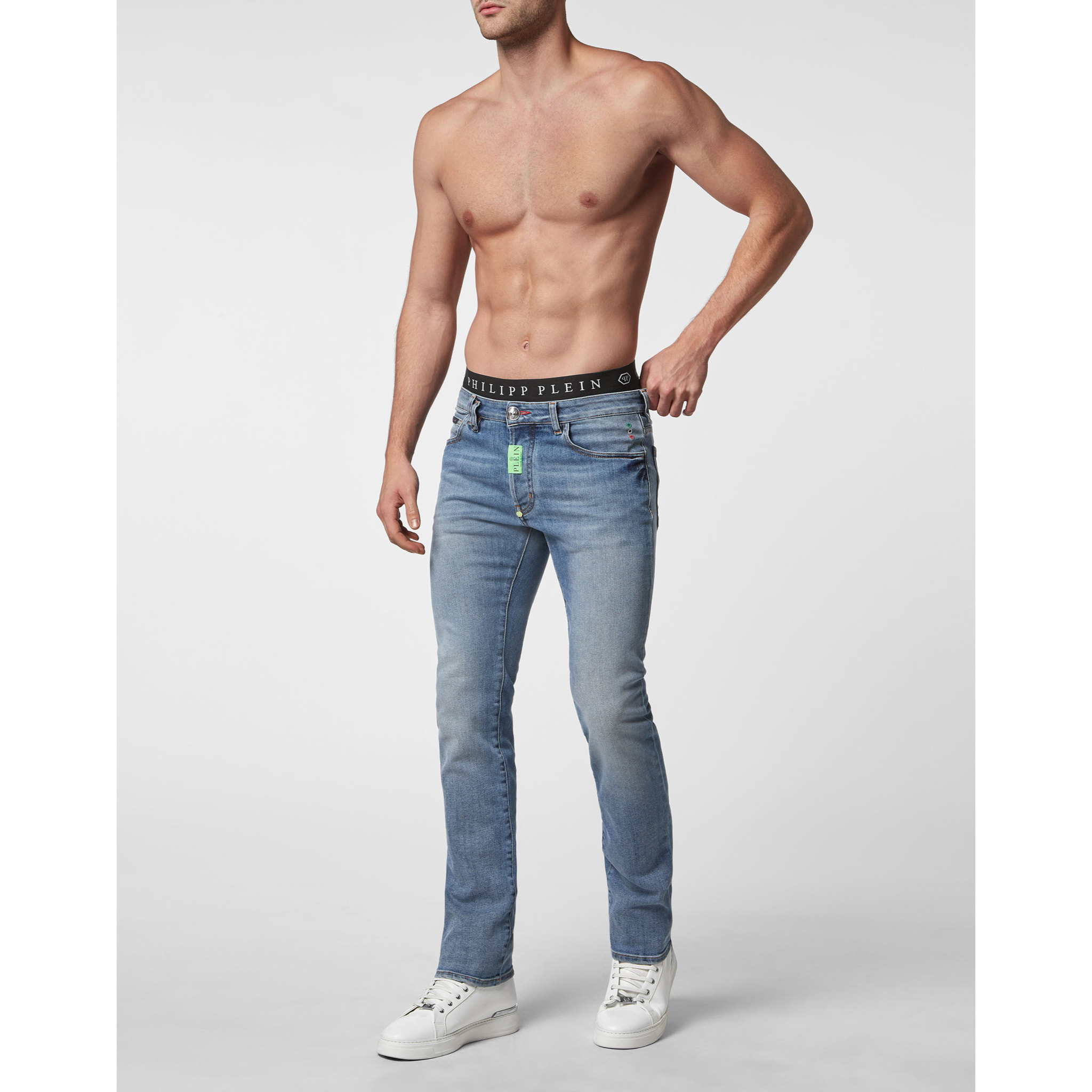PHILIPP PLEIN Jeans taglio Straight HEXAGON