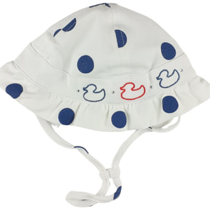 CLOCHE PIQUET POIS DUCK