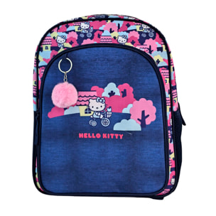 Hello Kitty Zaino Primaria con doppio scomparto adattabile al carrello.