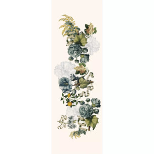 Chemin de table métis lin & coton lavé 190 g/m² imprimé multicolore Giardino naturel