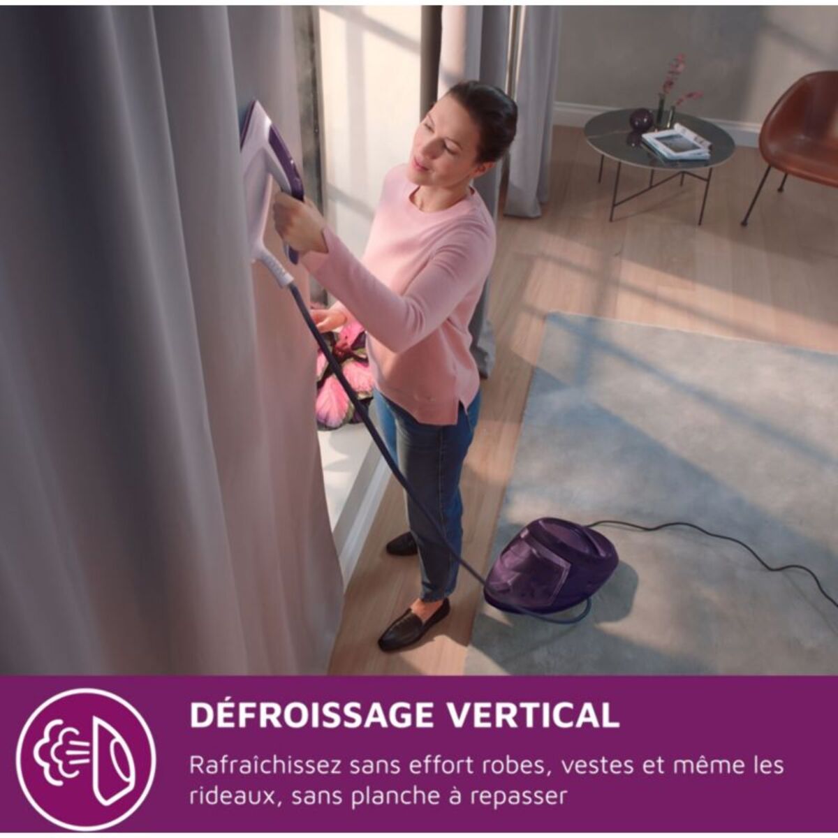 Centrale vapeur PHILIPS PSG8050/30 violet 1,8L