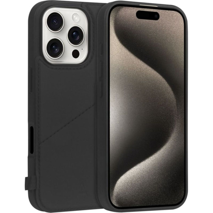 Coque ADEQWAT iPhone 16 Pro Max 3 en 1 - Noir