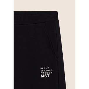 Pantaloni sportivi wide leg cropped con grafica FREDDY MST