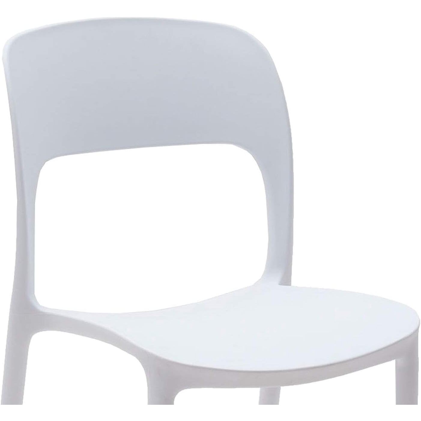 Set da 4 sedie SOUTH BEACH in polipropilene bianco