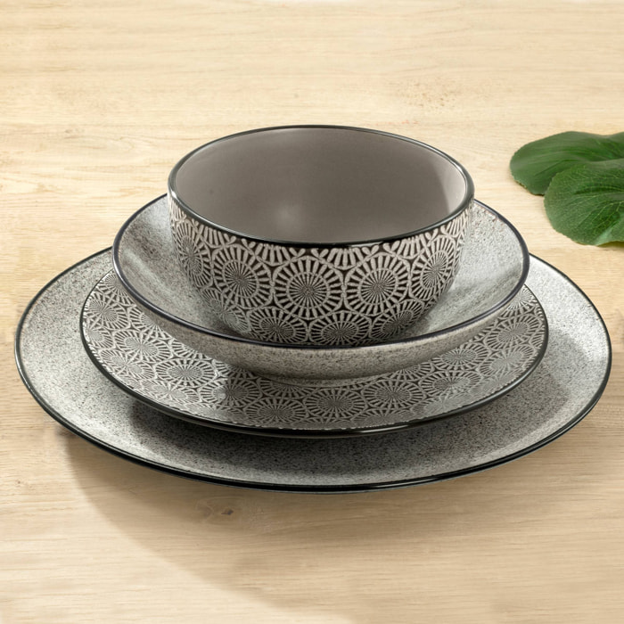 Quartz - Plato de ensalada & pasta (x6)