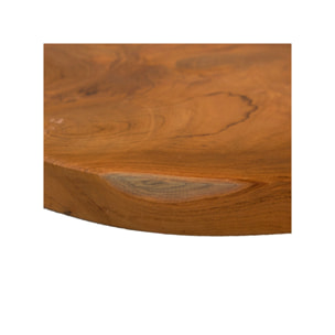 Planche à découper / plateau rond D. 30 cm en bois de teck - PALO
