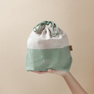 Sac repas taille L Pochette L Vert Natural