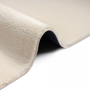 Tapis salon MITA, soft et soyeux, tapis uni à l'aspect Shaggy