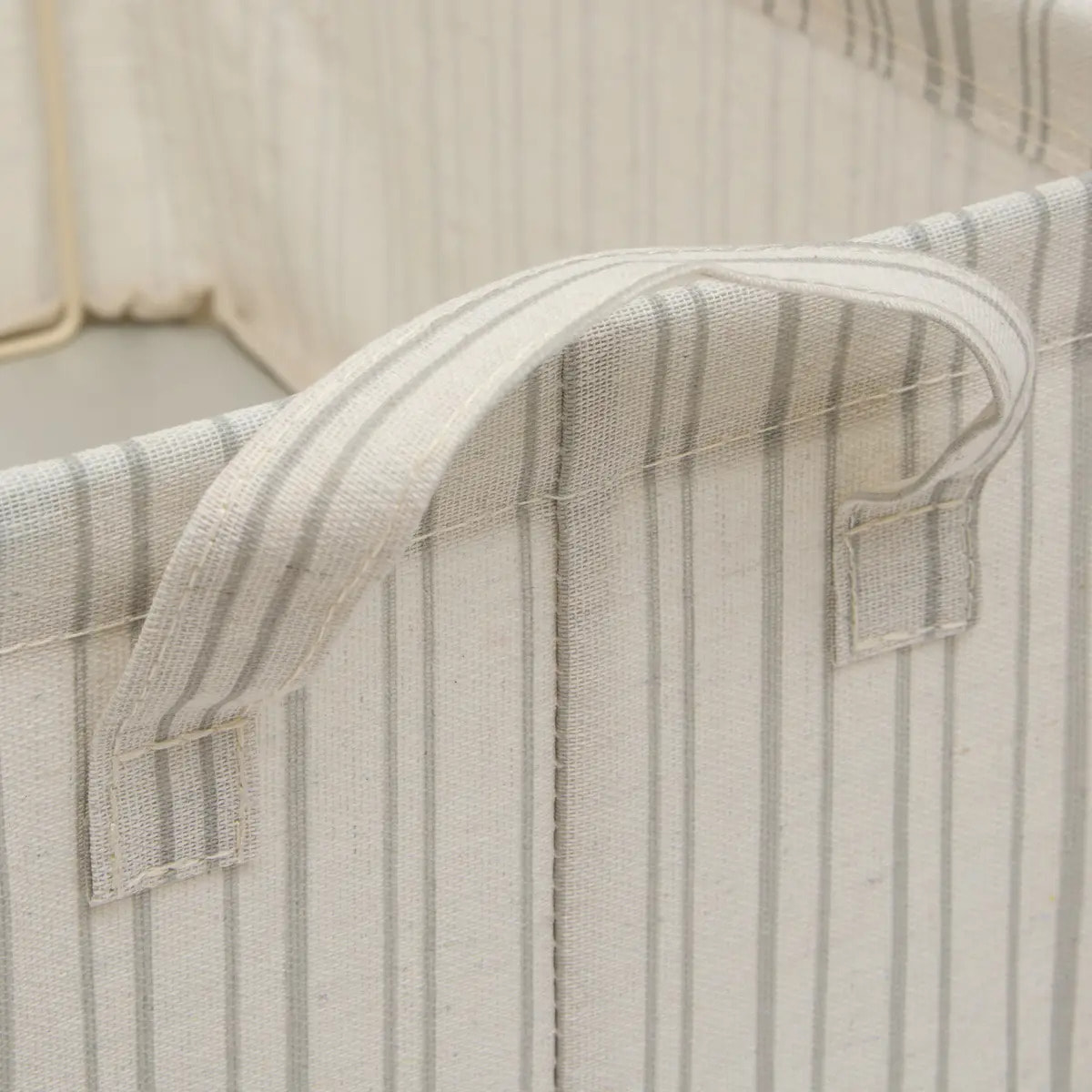 Panier de rangement Silnea rectangulaire 25,5x35cm beige