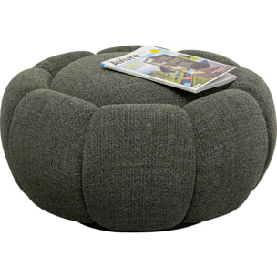 Pouf Peppo Bloom Melange vert Kare Design