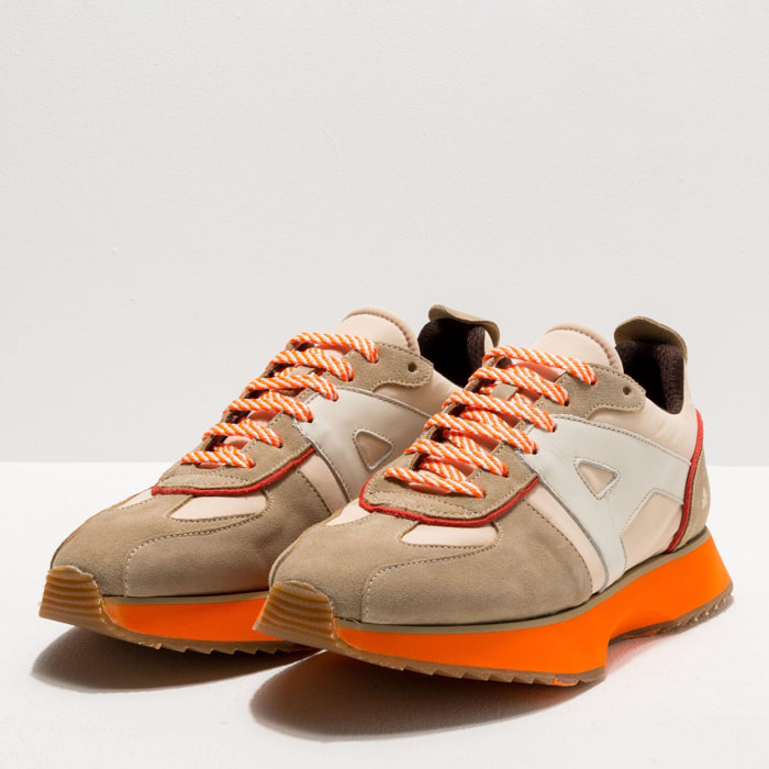 Zapatos 1780 MULTI LEATHER BEIG-ORANGE/TURIN color Beig-orange