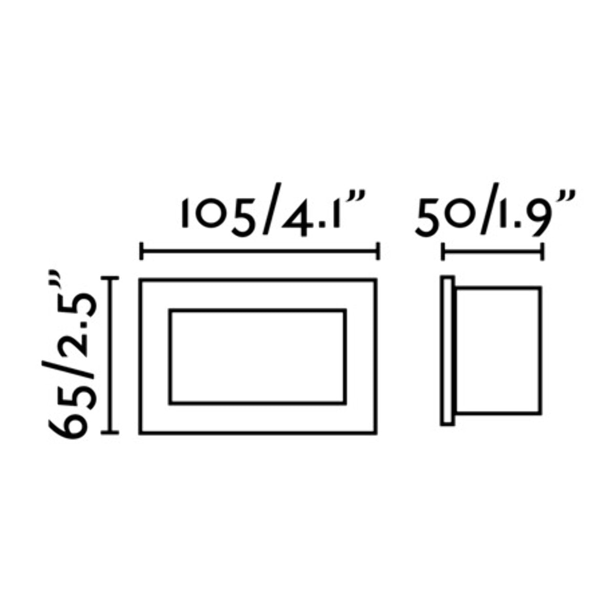GRON Lampe encastrable nickel mat