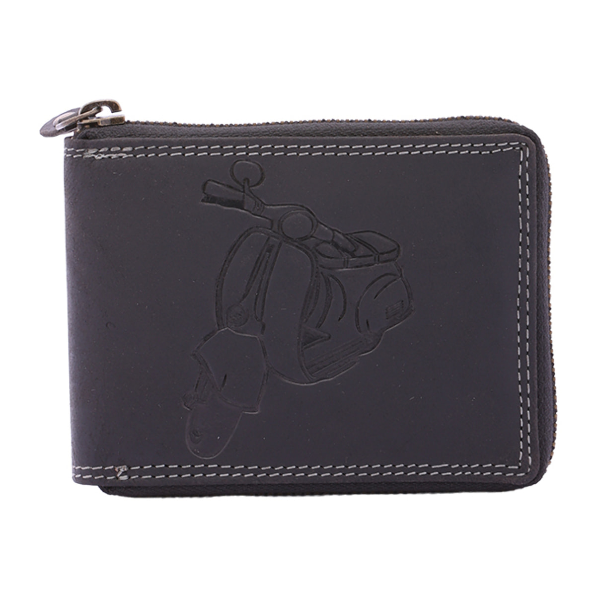 Portafoglio  da uomo In Vera pelle Made in Italy 9,5x12,5x2,5 cm