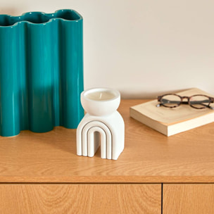 Bougie parfumée Flow 70g pot ciment fleur d'oranger