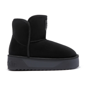 Botas Australianas de Corte Bajo de Mujer Nordic V.2 Basic Low en Negro D.Franklin